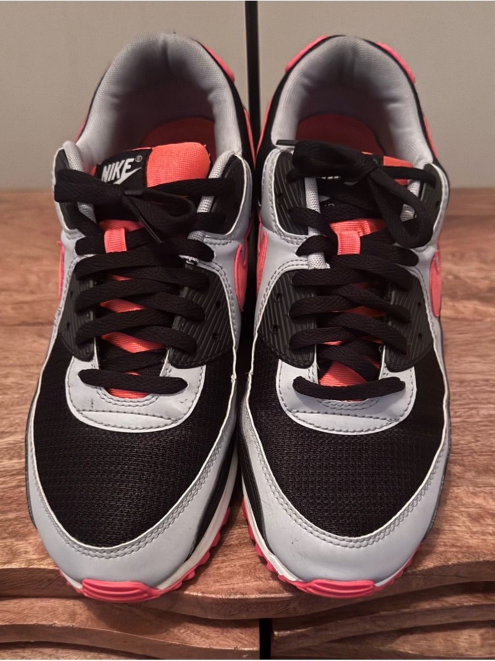 Nike Black & Red Running Sneakers